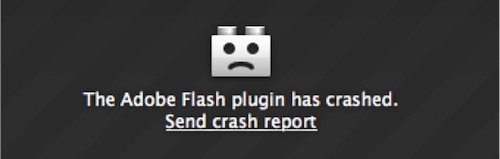 flash crashed